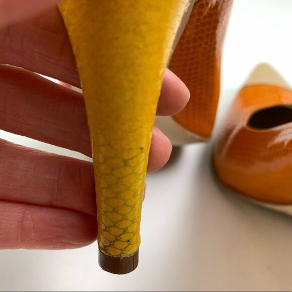 Bcbg  Colourblock Pumps Size 8 - Picture 6 of 10